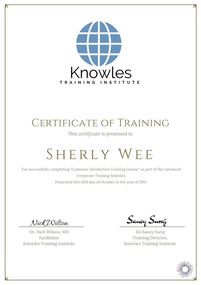 Customer Satisfaction Course in Indonesia Certification
