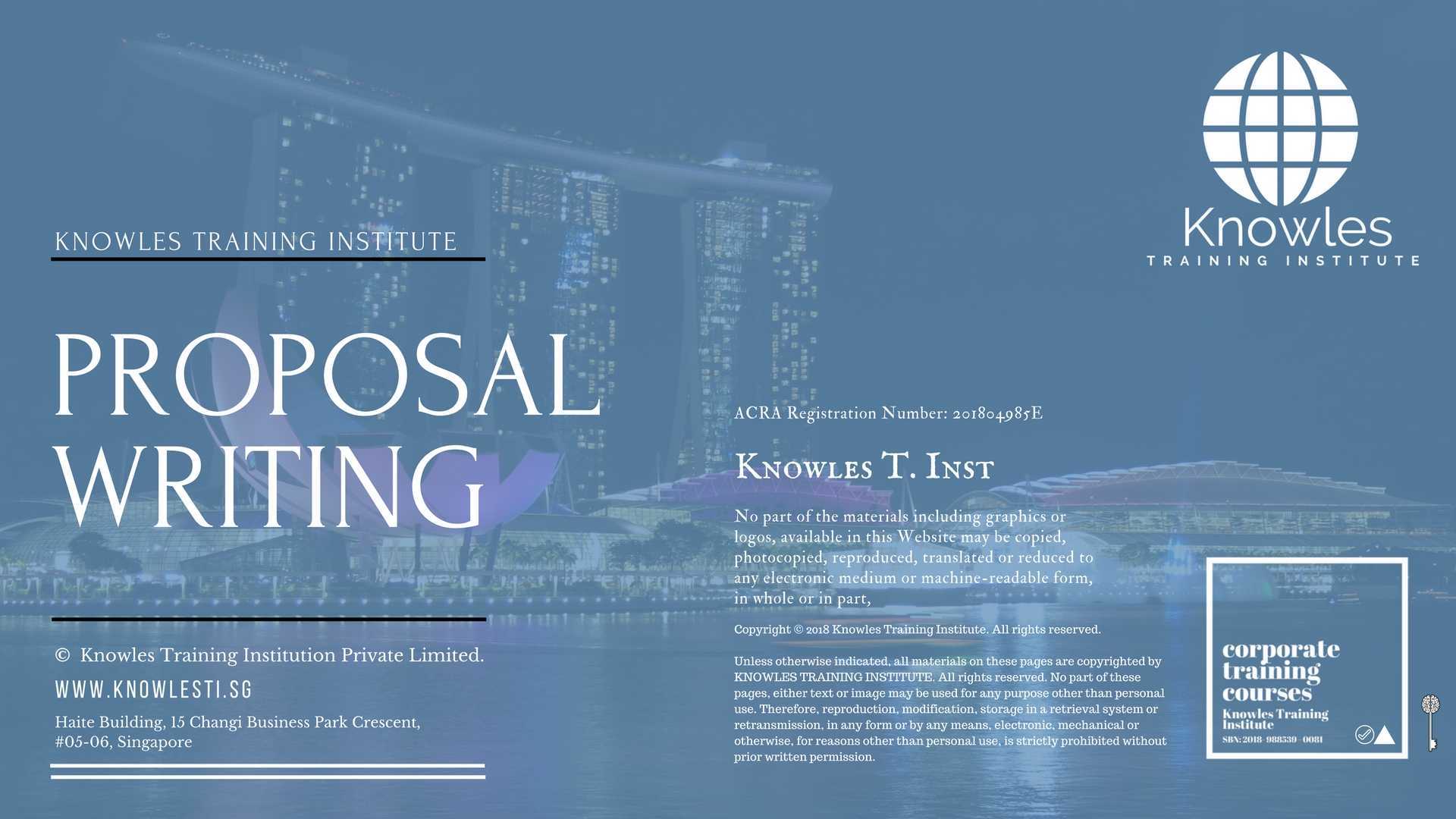 Proposal Writing Training Course in Indonesia